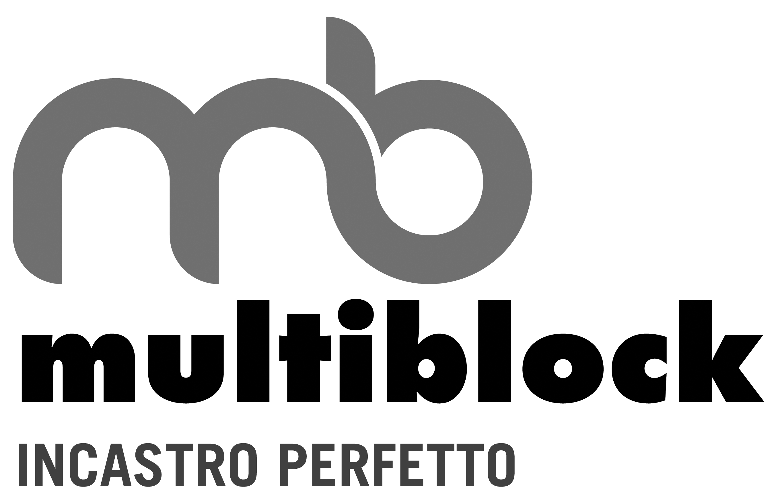 multiblock logo nero